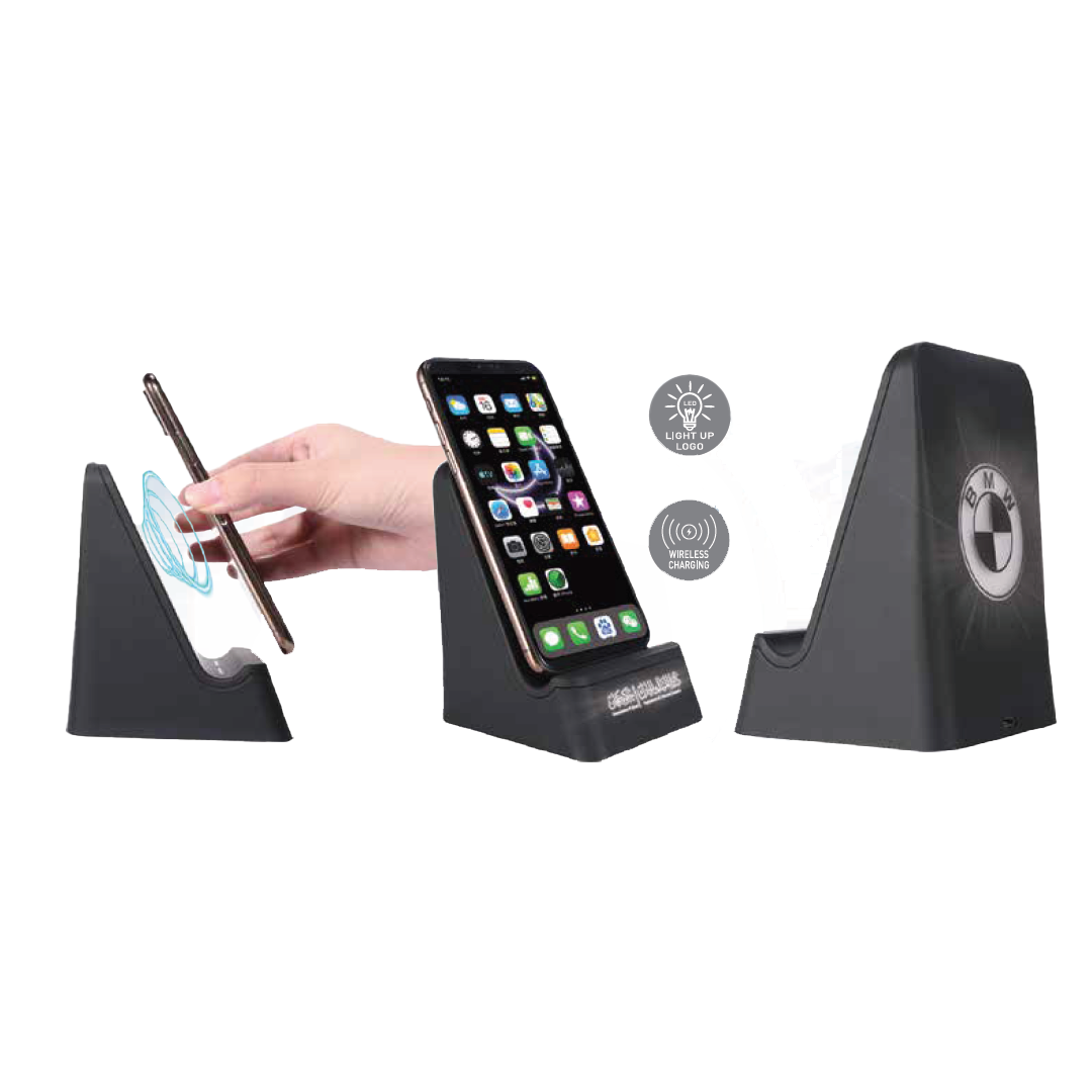 LIGHT-UP LOGO WIRELESS CHARGING STAND