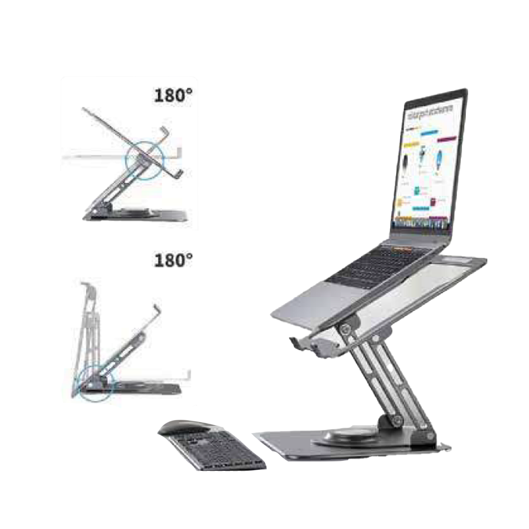 LAPTOP STAND, ERGONOMIC HEIGHT ANGLE ADJUSTABLE