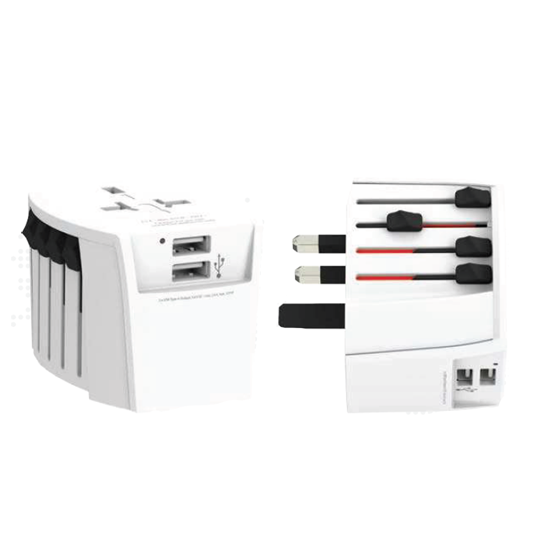 SKROSS WORLD ADAPTER MUV USB 2XUSB