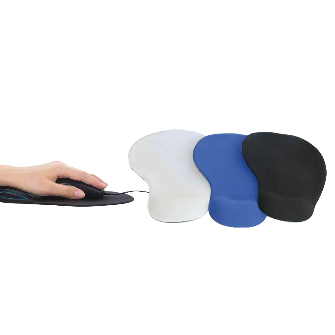 MOUSEPAD WITH GEL WRIST SUPPORT