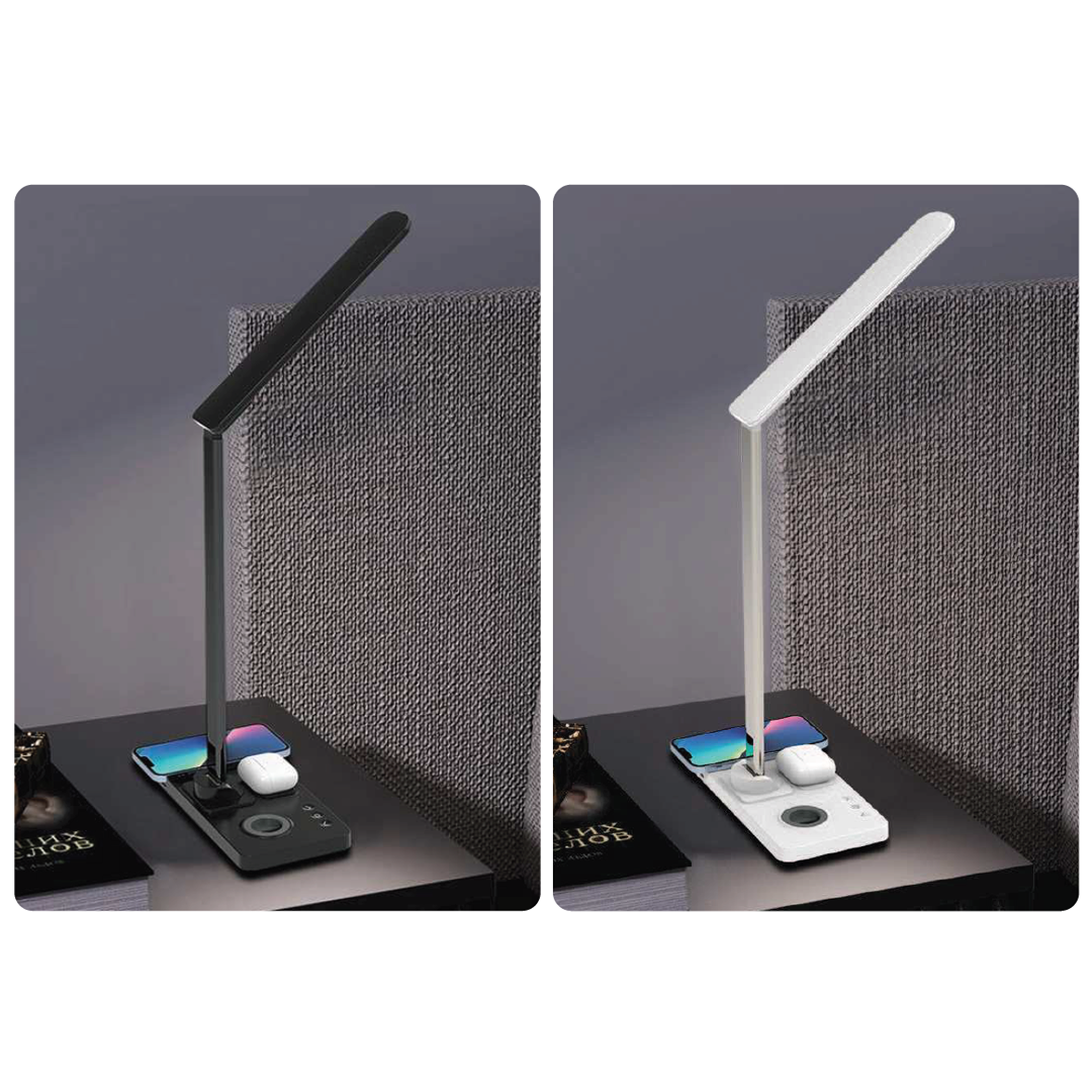 Dual Smart Light with 3-in-1 Wireless Chargers