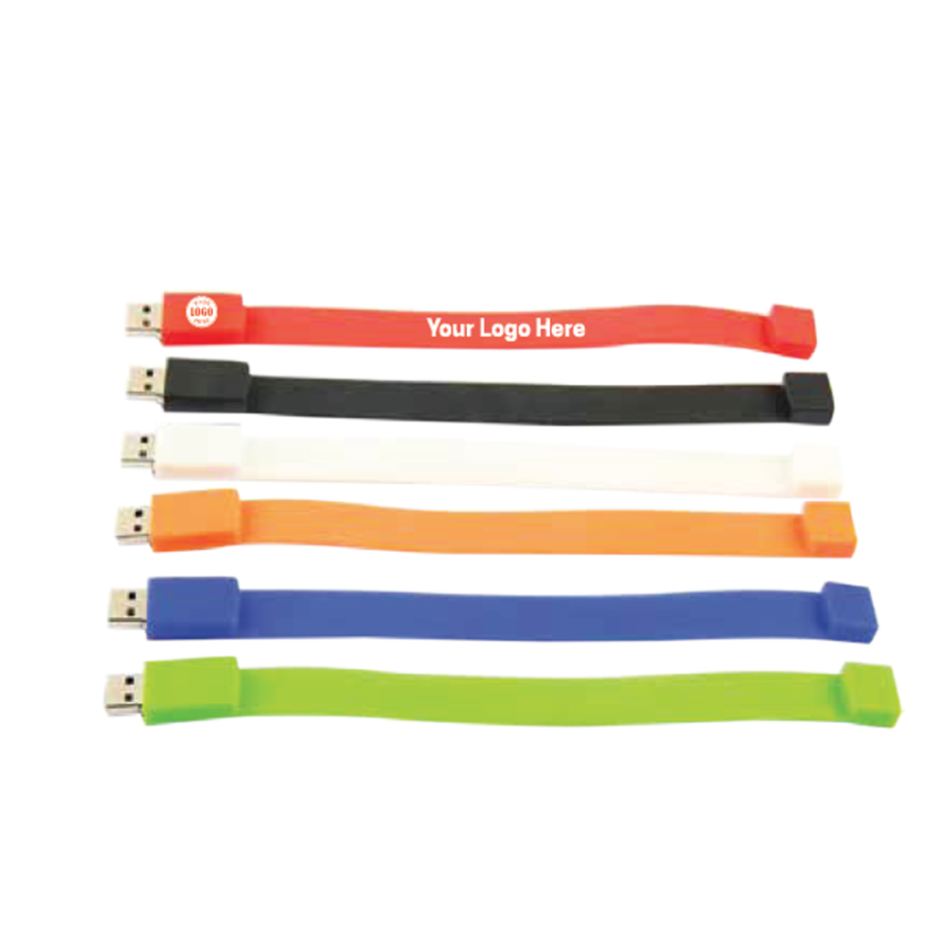 SILICONE WRISTBAND USB FLASH DRIVES