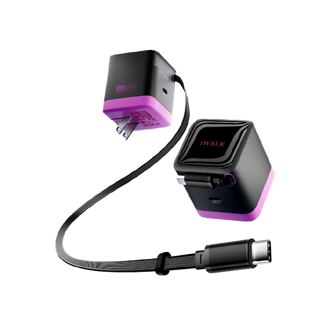 65 w gan CHARGER WITH RECTANGLER CABLE
