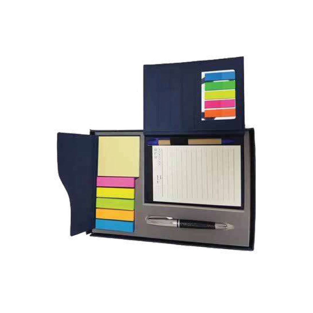 Sticky notes, notebook, & pen set