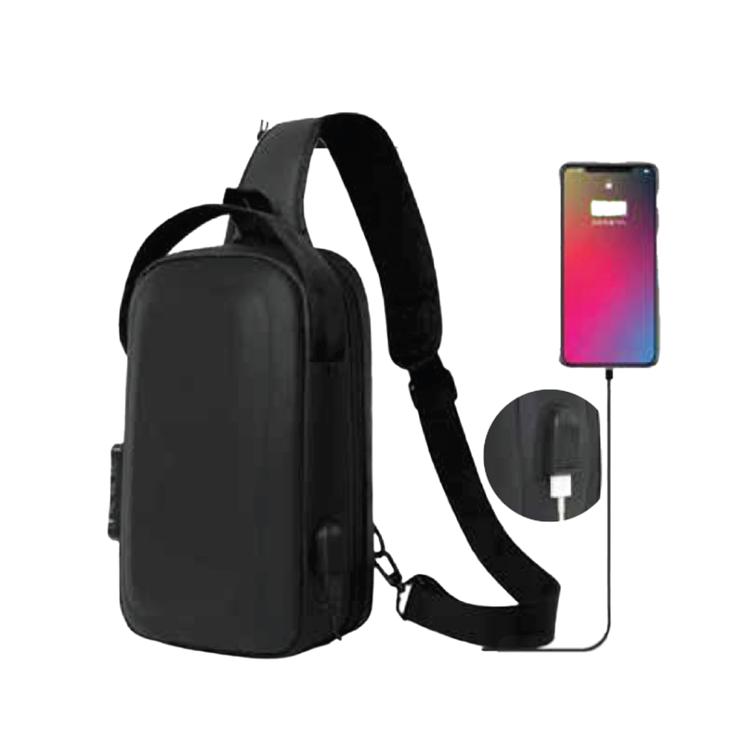 CROSSBODY BAG WITH USB PORT