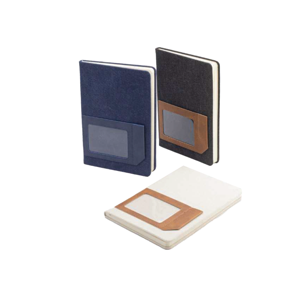 notebook with PU pocket