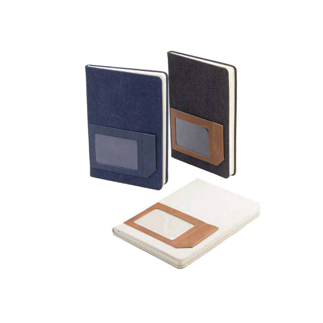 notebook with PU pocket