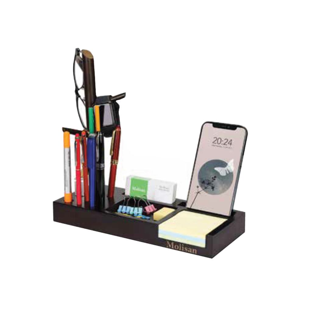 Molisan Wood Desk Organizer