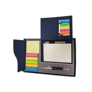 Sticky notes, notebook, & pen set
